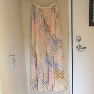 Free People True to You Maxi Skirt in Ivory